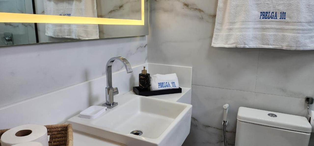 Porto Belga 101 - Beira Mar Aparthotel ปอร์โต จิ กาลินญาส ภายนอก รูปภาพ