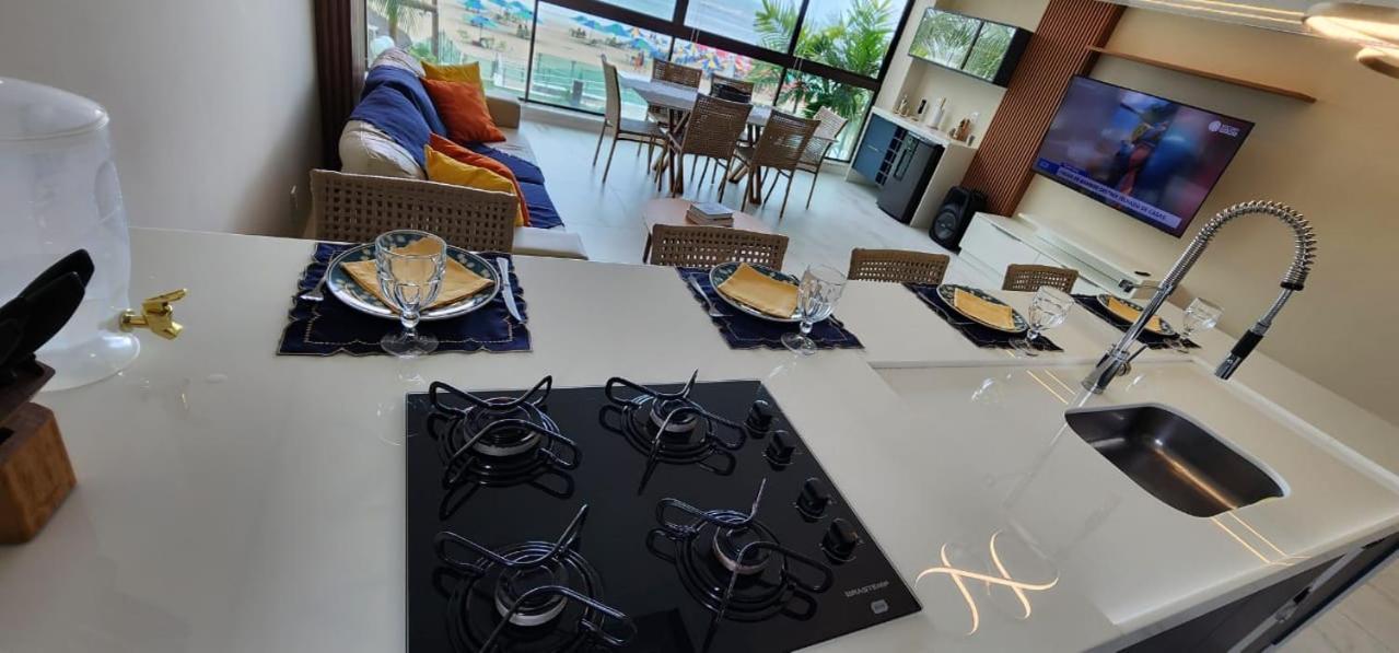 Porto Belga 101 - Beira Mar Aparthotel ปอร์โต จิ กาลินญาส ภายนอก รูปภาพ